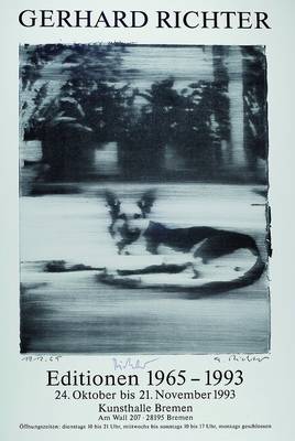 Gerhard Richter, geb. 1932 Dresden, Farboffset, handsigniert, ca. 84x59.5 cm