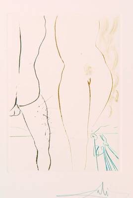Salvador Dali, 1904-1989, "Le Decameron", komplette Mappe auf Französisch, Text von Giovanni Boccaccio, mit zehn farbigen ...