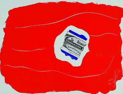 Zwei Farblithographien aus XXe siecle 1973, Jasper Johns, "Cup two picasso" und Robert Motherwell, "Tricolor", Blattgr. je ca. ...