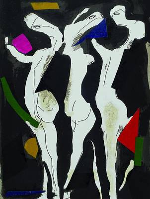 Zwei Werke aus XXe siecle 1973, Johnny Friedländer, Aquatinte, "Les grands oiseaux" und Marino Marini, Farblithographie, "Le Sacredu ...
