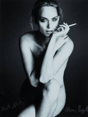 Mert Alas & Marcus Piggott, Amber Valetta, Interview September 2013, s/w Fotografie, handsigniert, ca. 26.5x20 cm