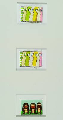 James Rizzi, 1950 - 2011 New York, 2x 3-D Konstruktion, Do that again, Farblithographie, je handsigniert und nummeriert 128 bzw. 129/350 u. datiert ...