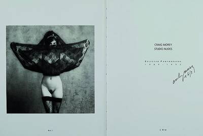 Craig Morey, geb. 1952 Fort Wayne/USA, Studio Nudes, Selected Photographs 1998-1992, Buch mit 35 s/w Bildern von seinen Fotografien, 1992, ...