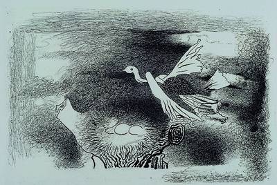 Georges Braque, 1882 Argenteuil-1963 Paris, Radierung, handsigniert, num. 27/30, ca. 22x33cm, PP, u. Glas, Rahmen