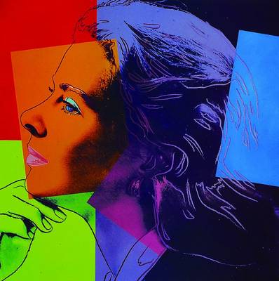 Andy Warhol, 1928-1987, "Portrait of Ingrid Bergman", vier Farboffsets nach dem original Siebdruck, Portfolio zur Ausstellung einer ...