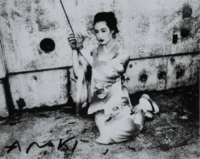 Nobuyoshi Araki, geb. 1940 Minowa/Tokio, s/wFotografie, handsigniert, ca. 20x25 cm