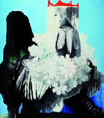 Heinz Seeber, 1930 München - 1998 Triest, "Der Hahn", Öl/Lwd., rückseitig signiert und datiert 81, ca. 80,5x70,5 cm