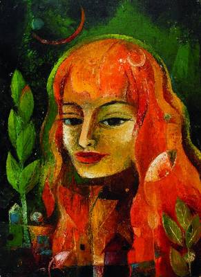 Wilhelm Julius Blume, 1913-1987, Porträt einer Frau, Öl/Hartfaser, rückseitig Nachlaßstempel, ca. 75x55cm