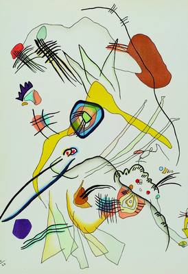 Wassily Kandinsky, 1866-1944, 3 Farblithographien aus: Les signes et les masques, Kandinsky und die Musik und Exposition des peintures de la periode ...