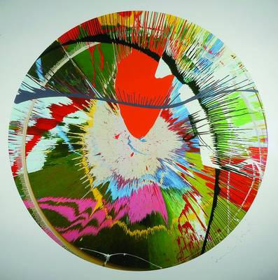 Damien Hirst, geb. 1965 Bristol, "Beautiful, Galatic, Exploding", Farbsiebdruck, handsigniert und nummeriert 8/500, ca. 105,5x102 cm, unter ...