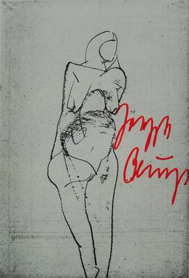 Joseph Beuys, 1921-1986, "Stehendes nacktes Mädchen", Offset nach einer Radierung aus den 50er Jahren, handsigniert, ca. 25x16 cm, ...
