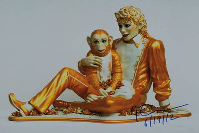 Jeff Koons, geb. 1955, Farbfotografie, handsigniert und datiert 6/19/12, ca. 20,5x30,5 cm