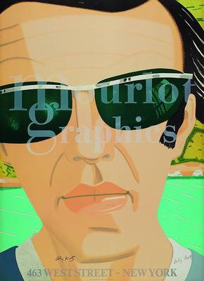 Alex Katz, geb. 1927, "Selfportrait", Farblithographie auf Bütten, 1970, handsigniert, ca. 75x54 cm