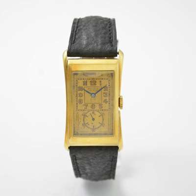 ROLEX seltene Herrenarmbanduhr Prince Brancard, Handaufzug, Ref. 1490, sog. Doctors watch, frühe Ausführung, Schweiz 1930er/40er Jahre, tailliertes ...