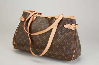 LOUIS-VUITTON-Umhängetasche, Monogram Canvas, 2 Schultergriffe, Inneneinteilung mit RV-Fach und Handy-Fach, erweiterbar durch 2 seitl. ...