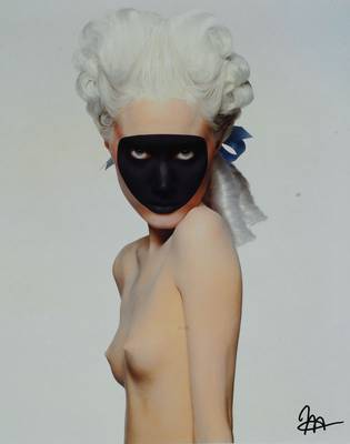 Inez van Lamsweerde & Vinoodh Matadin, Anastasia 1994, Farbfotografie, handsigniert, ca. 25x20 cm