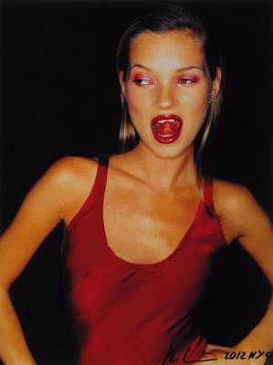 Jürgen Teller, geb. 1964 Erlangen, deutscher Fotograf, Kate Moss, Farbfotografie, handsigniert und datiert 2012 NYC, ca. 39,5x30,5 cm