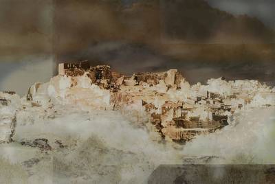 R. Dista, zeitgenössischer Künstler, "Etude provencale Les Baux", Farblithographie, handsigniert und datiert 2006, unten links bez., ca. ...