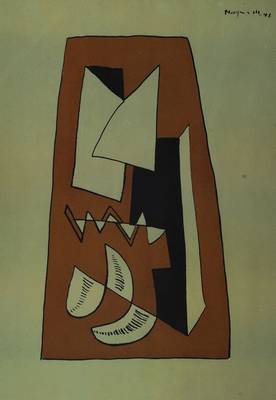 Alberto Magnelli, 1888-1971, Farblithographie, im Druck signiert und datiert 41, handsigniert und nummeriert 3/75, Motiv ca. 50x35 cm, unter Glas ...