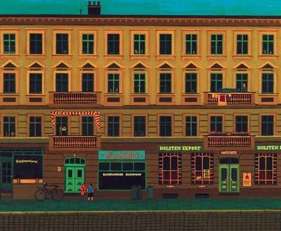 Peter Behr, geb. 1932 Hamburg, wirkte seit 1970 nebenberuflich als Maler, hatte zahlreiche Ausstellungen u.a. im Museum für naive Kunst Zagreb, ...