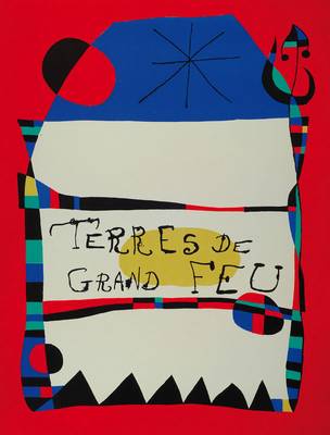 Joan Miro, 1893-1983, "Terres de grand feu", Farblithographie, 1956, handsigniert und nummeriert 6/200, Motiv ca. 68x51 cm, Blattgr. ca. ...
