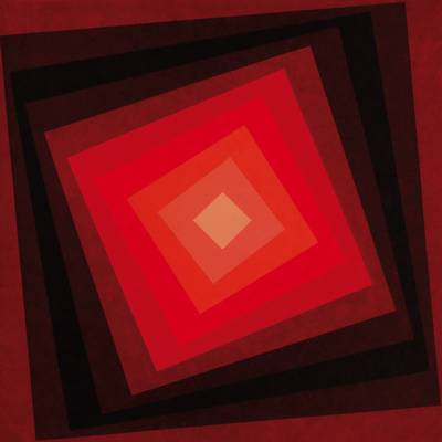 Victor Vasarely, 1906-1997, "Voeroech", 1986, Farblithografie auf Arches, handsigniert und nummeriert LVI/LXX, Museumsauflage, ca. 50x45 cm