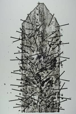 Günther Uecker, geb. 1930, "Goslar", Lithografie auf dickem BFK-Rives Büttenpapier, 1983, Auflage 100, bezeichnet "Probe", ...