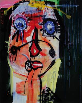 Paul Kostabi, geb. 1962, "The great escape", Giclee auf schwerem handgemachtem Baumwollpapier, handsigniert und nummeriert 11/75, aus 2013, ...