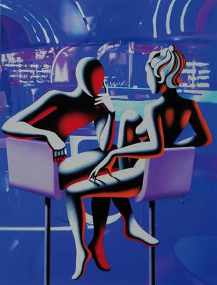 Mark Kostabi, geb. 1960, "Velvet everywhere", Giclee auf handgemachtem Baumwollpapier, handsigniert und nummeriert 49/50, datiert 2014, ...