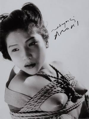 Nobuyoshi Araki, geb. 1940 Tokio, s/w Fotografie, handsigniert, ca. 40x30 cm