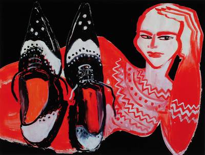Elvira Bach, geb. 1951, "Comme de filles", Giclee auf schwerem handgemachten Baumwollpapier, 2014, handsigniert und nummeriert 7/50, ...