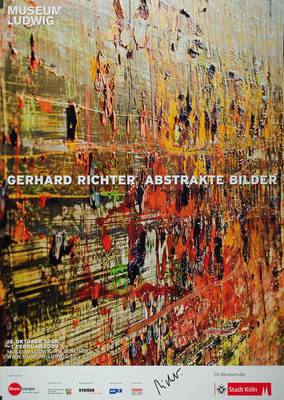 Gerhard Richter, geb. 1932, "Abstrakte Bilder", Farboffset, 2008, handsigniert, Blattgr. ca. 84x59 cm