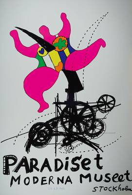 Niki de Saint Phalle, 1930-2002, "Paradiset", Farboffset, handsigniert, ca. 100x70 cm