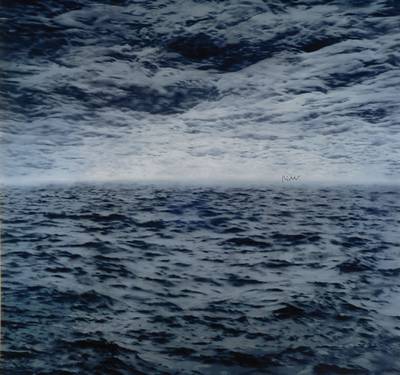 Gerhard Richter, geb. 1932, "SeeSee", Offset auf dünnem Karton, handsigniert, Blattgr. ca. 58x60 cm