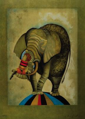 Graciela Rodo Boulanger, geb. 1935, Konvolut aus vier Farblithographien, je handsigniert und nummeriert XXXIX/C, PP, Motivca. 74x54 cm, je unter Glas ...