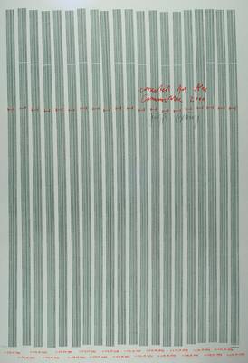 Joseph Beuys, 1921-1986, Corrected for the committee 2000, Farbsiebdruck, handsigniert, num. 1367/2000, ca. 85x63cm, unter Glas, Rahmen