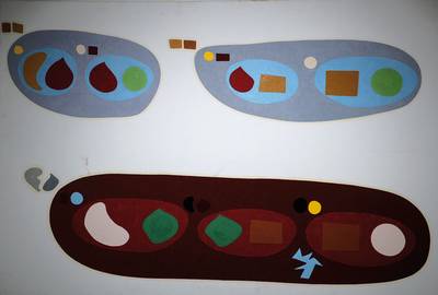 Dieter Teusch, geb. 1940, "Jeder kocht sein eigenes Süppchen", Acryl auf Leinwand, verso signiert und bezeichnet, datiert 1997, 130 cm x ...
