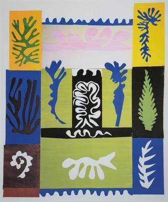 Henri Matisse, 1869-1954, "Eléments Végétaux", Farbserigraphie nach einer "gouache découpé" v. 1947, PP, ca. 62x52,5 cm, ...