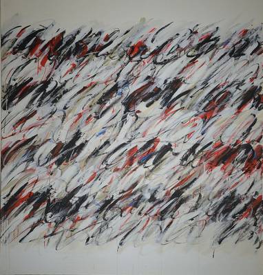Eleonore Fuchs-Heidelberg, 1946 Heidelberg - 2012 Berlin, The little bit loving, Acryl/Lwd., rückseitig signiert und datiert 84, ca. 118x108,5 cm
