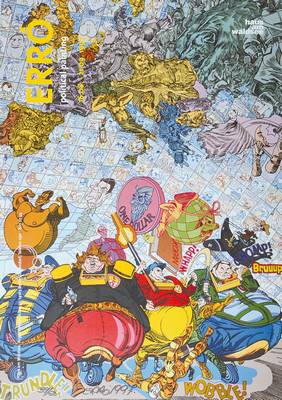 Erró, geb. 1932 Ólafsvik/Island , Political Painting, Offsetlithografie auf festem Karton, 1997, handsigniert und nummeriert 39/50, ca. 42x29,5 cm