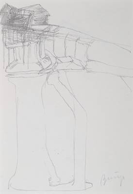 Joseph Beuys, 1921 Krefeld-1986 Düsseldorf, "Codices Madrid", Grano-Lithografie auf Velin, Auflage 100, handsigniert, rückseitig ebenso ...