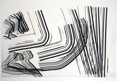Hans Hartung, 1904 Leipzig-1989 Antibes, "G 1970-4", Radierung und Aquatinta auf Velin von Arches, von 1970, handsigniert, nummeriert H.C., ...