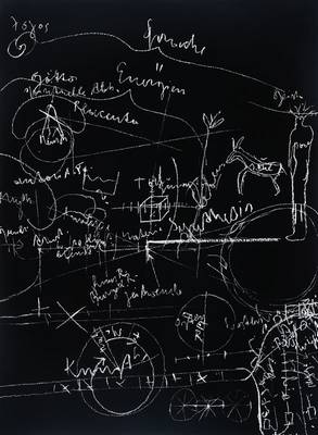 Joseph Beuys, 1921-1986, Lithographie, handsigniert, ca. 86,5x61 cm