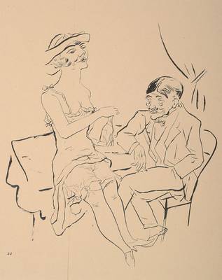 Georg Grosz, 1893-1959, Konvolut aus vier Aktlithografien der 20er Jahre, PP, je ca. 30 x 20 cm