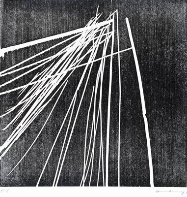 Hans Hartung, 1904 Leipzig - 1989 Antibes, Lithographie, handsigniert und nummeriert H.C., bez. H-21-1973, ca. 65x49.5 cm