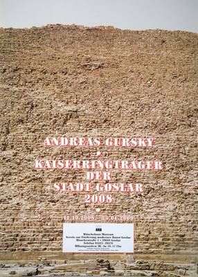 Andreas Gursky, geb. 1955 Leipzig, Farboffset, Plakat Kaiserringträger der Stadt Goslar 2008, handsigniert, ca. 84x59 cm