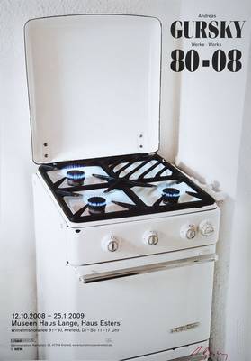 Andreas Gursky, geb. 1955 Leipzig, Farboffset, Plakat Museen Haus Lange, Haus Esters, handsigniert, ca. 84x59,5 cm