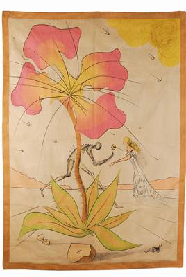 Salvador Dali, 1904-1989, Wandbehang, nach dem Gemälde: Reuben of the tribes of Israel, limitierte Edition, hier 234/500, Ed. Spadem, rückseitig ...