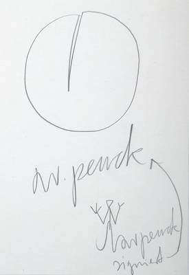 A. R. Penck, geb. 1939 Dresden, Bleistiftzeichnung auf Bütten, handsigniert, ca. 23.5x16.5 cm, unter Glas gerahmt