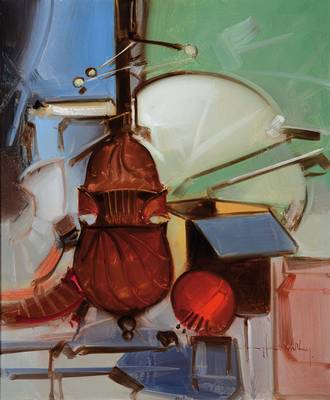 Unbekannter Künstler, Öl/Lwd., Stillleben, unten rechts und verso unleserlich signiert, ca. 60x50 cm, Rahmen